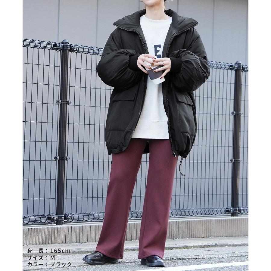 reca（レカ） ドロストギャザースタンドカラーコート y8212 レディース