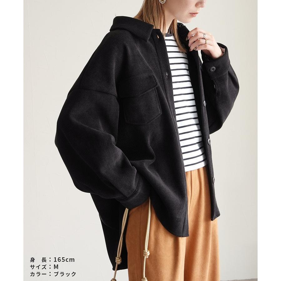 reca（レカ） コーデュロイ裏フリースボンディングシャツ y8247 2025年