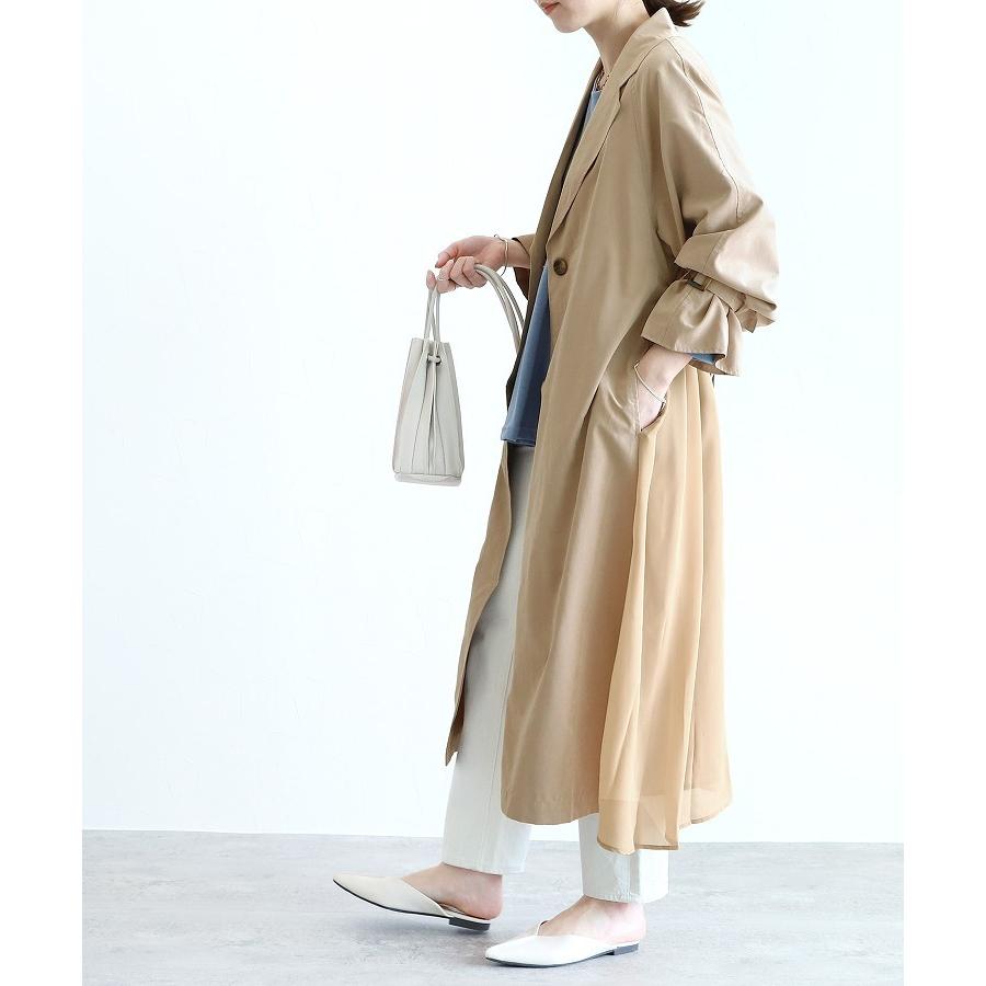 バックレース シフォントレンチコート Y98 レディース 21年春新作 キャンディースリーブ 春コート 春アウター 高見え 結婚式 入卒園 春 秋 宅配便発送 Y98 Reca 通販 Yahoo ショッピング