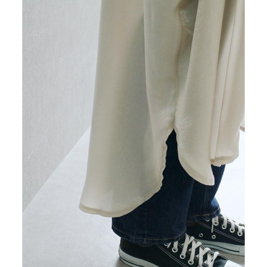 ビンテージサテンシャツワンピース Z シャツワンピース 羽織り レディース 夏 秋 冬 メール便対応10 Z Reca 通販 Yahoo ショッピング