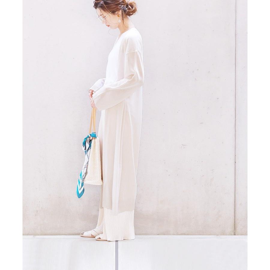 シアーロングカーディガン Zn290 レディース 年春夏新作 カーデ 羽織 透け感 マキシ丈 ガウン 無地 ルームウェア サマーニット 薄手 メール便対応10 Zn290 Reca 通販 Yahoo ショッピング