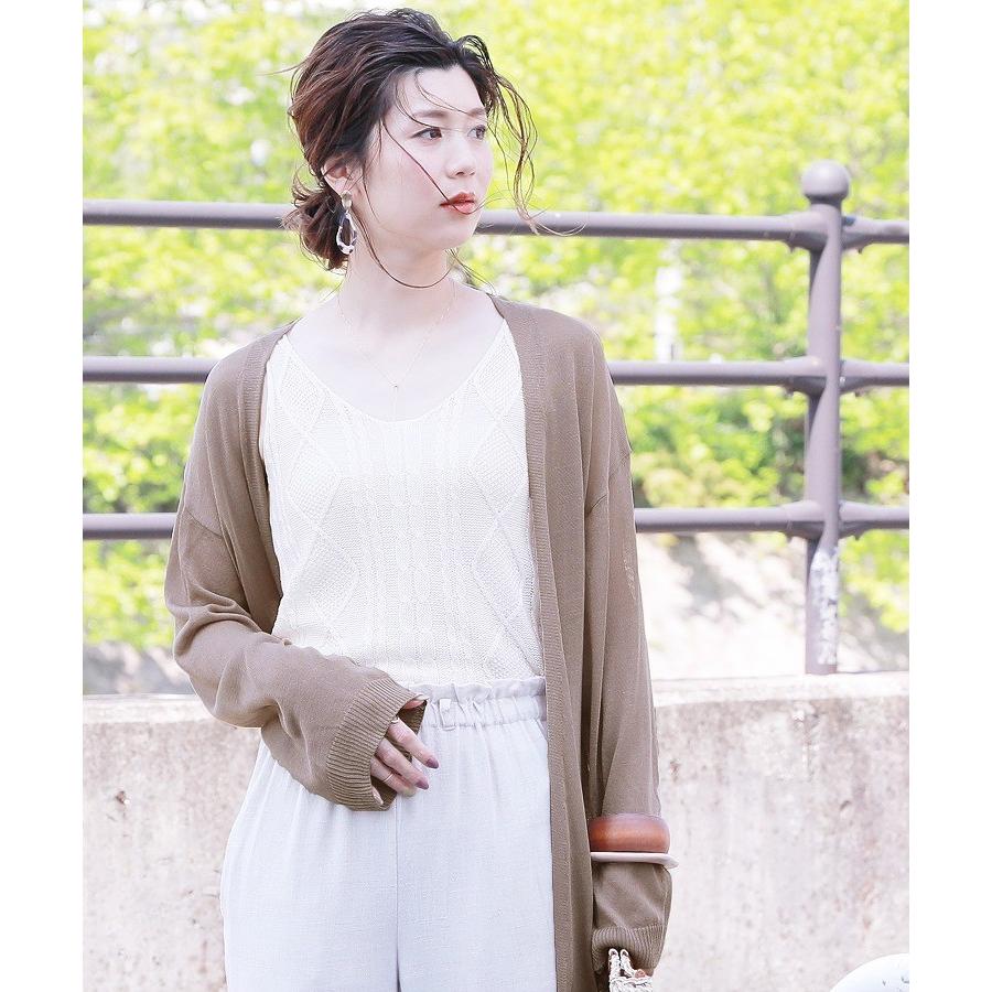 シアーロングカーディガン Zn290 レディース 年春夏新作 カーデ 羽織 透け感 マキシ丈 ガウン 無地 ルームウェア サマーニット 薄手 メール便対応10 Zn290 Reca 通販 Yahoo ショッピング