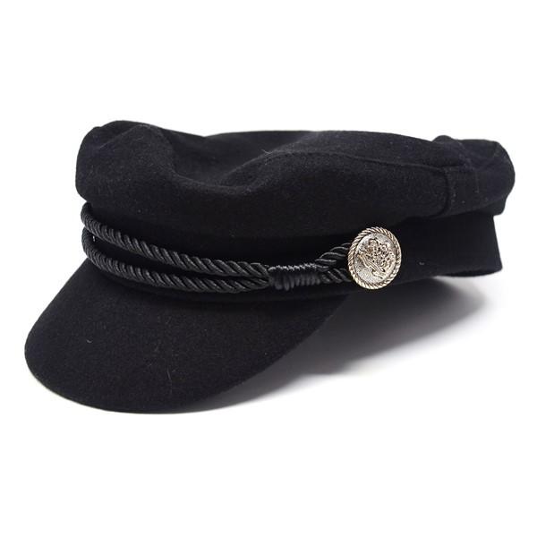 ジミーチュウ　フェルトキャスケット　マリンキャップ ブラック 2.0 ファッション ジミーチュウ☆Jimmy Chooフェルト