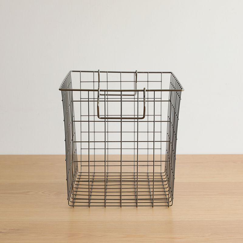 スタッキング バスケット Ancien fil Mサイズ 収納 ハンドル付き