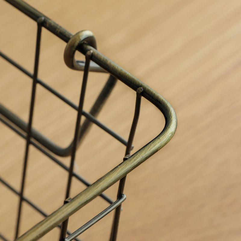 スタッキング バスケット Ancien fil Mサイズ 収納 ハンドル付き