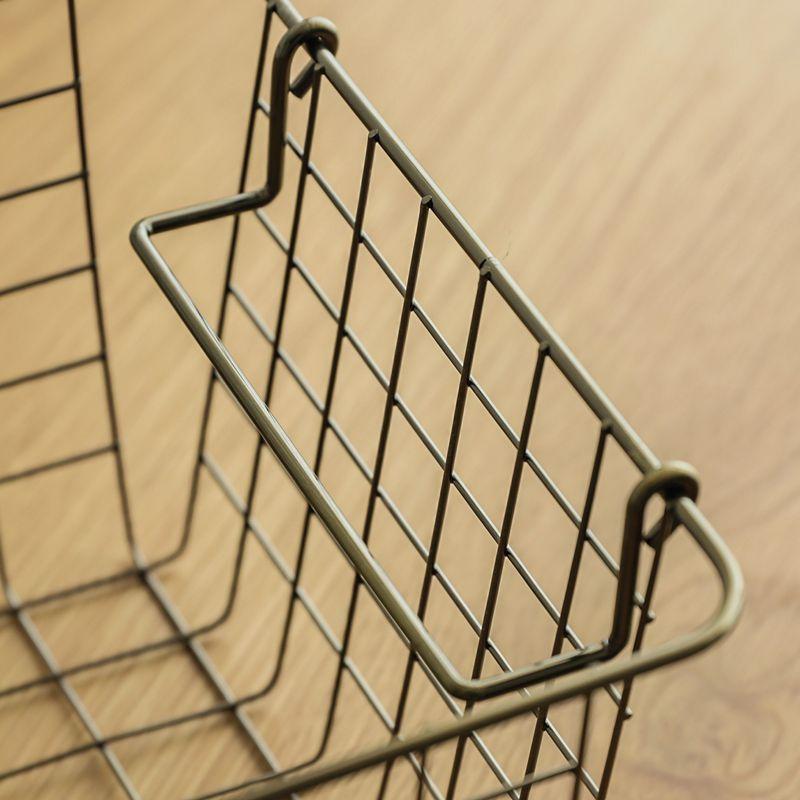 スタッキング バスケット Ancien fil Mサイズ 収納 ハンドル付き