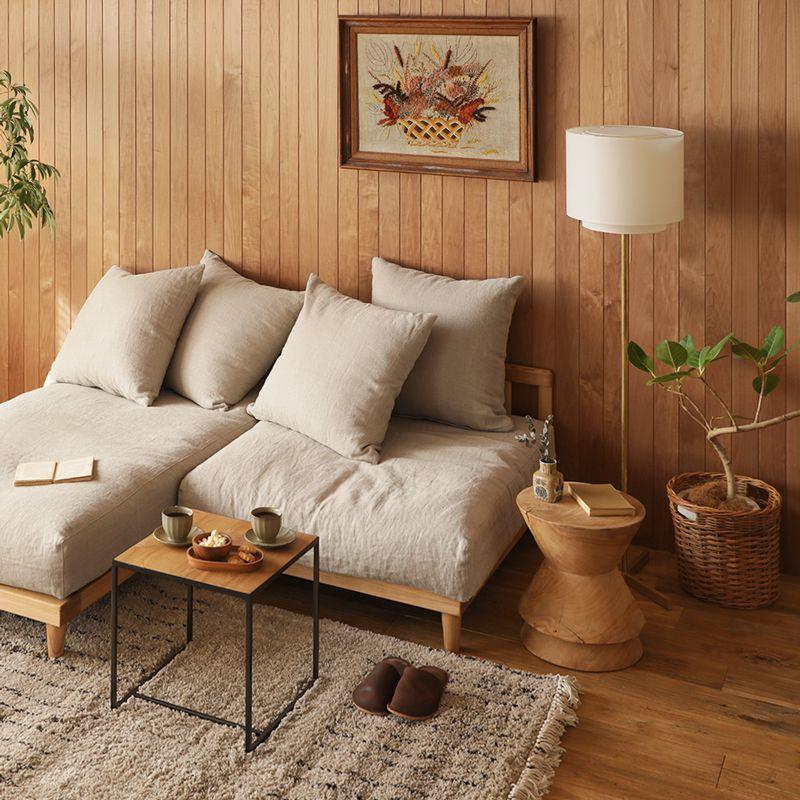 ブラウンフレーム】 ソファー AGRA アグラ 1.5人掛け ソファ 北欧