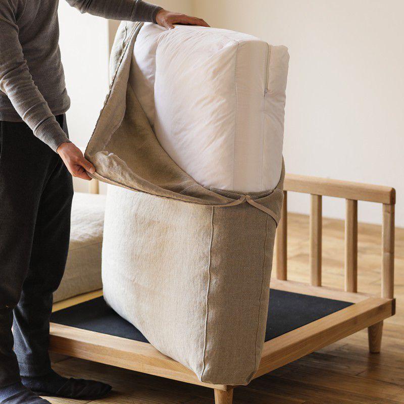 ブラウンフレーム】 ソファー AGRA アグラ 1.5人掛け ソファ 北欧