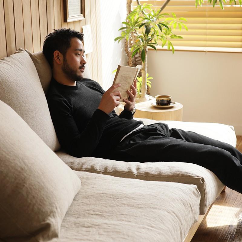 ナチュラルフレーム】 ソファー AGRA アグラ 3人掛け ソファ 北欧