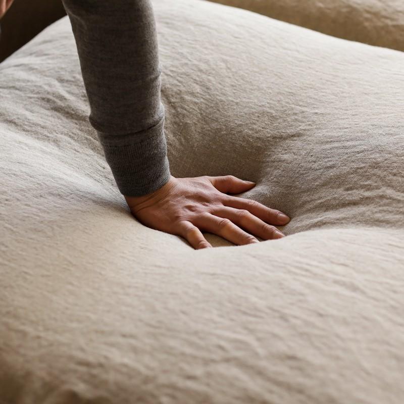 ソファー 3人掛け ナチュラル 北欧 AGRA あぐら リネン