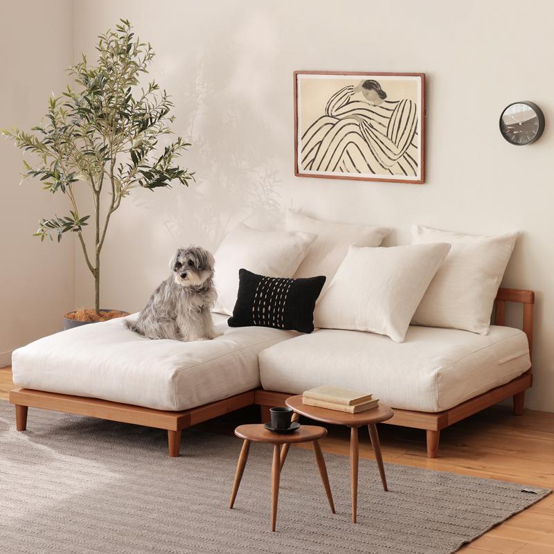 ヴィンテージレッドフレーム】 ソファー 2点セット AGRA あぐら カウチ