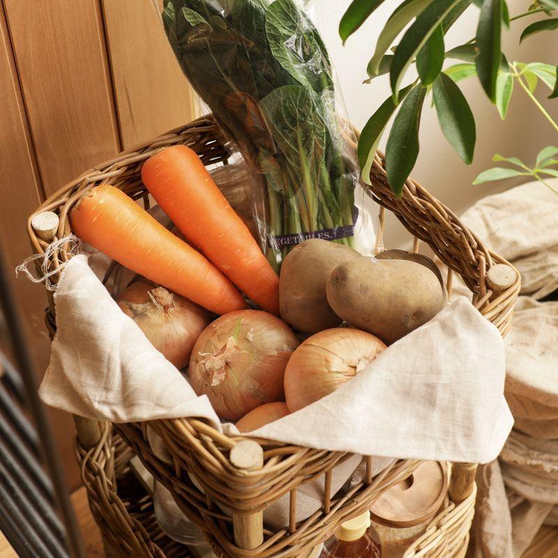 ◆バスケット 新品 籠 収納家具 茶道具 インテリア アンティーク調好きな方♪ 楽天市場】【10%OFF! 1/24 20:00-1/29 9:59】洗える ラタン調 収納