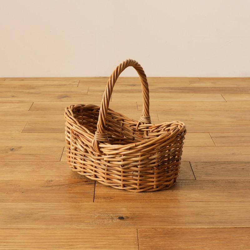 収納 バスケット カゴ かご ラタン 籐 ボートバスケット AROROG L