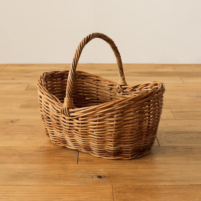 ★ナチュラルアラログバスケット★ THE AROROG PANIER BASKET / ラタン素材のナチュラルバスケット