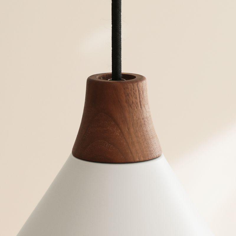 ペンダントライト 天井照明 B-TOM ブラック ホワイト 日本製 アルミ 木