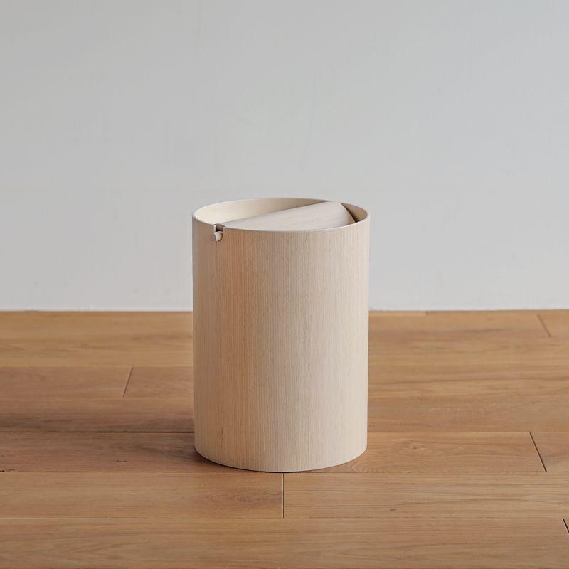 ダストボックス ゴミ箱 BASKET flap lid Mサイズ ふた付き 木製