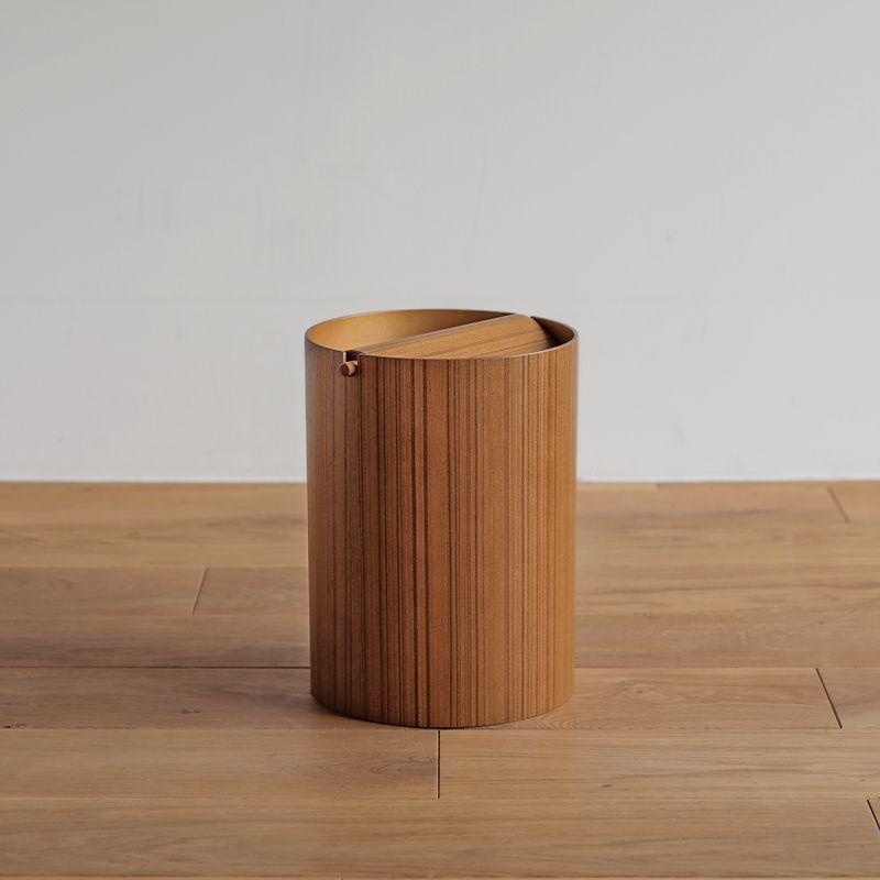 ダストボックス ゴミ箱 BASKET flap lid Mサイズ ふた付き 木製