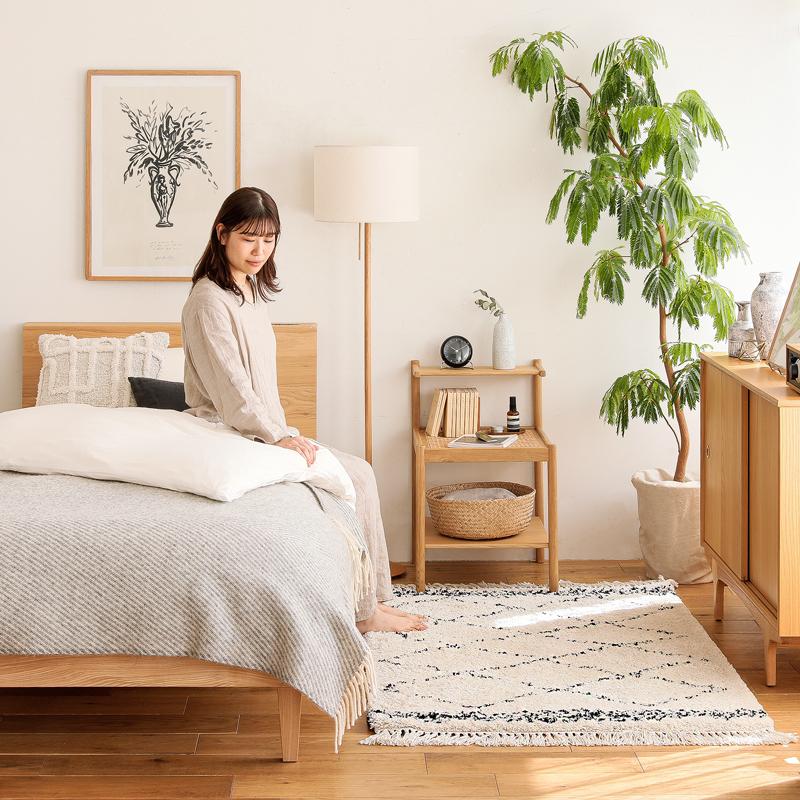 ラグマット BIANCA BOHO 200×250 ベニワレン風 ウィルトン織り 長方形 