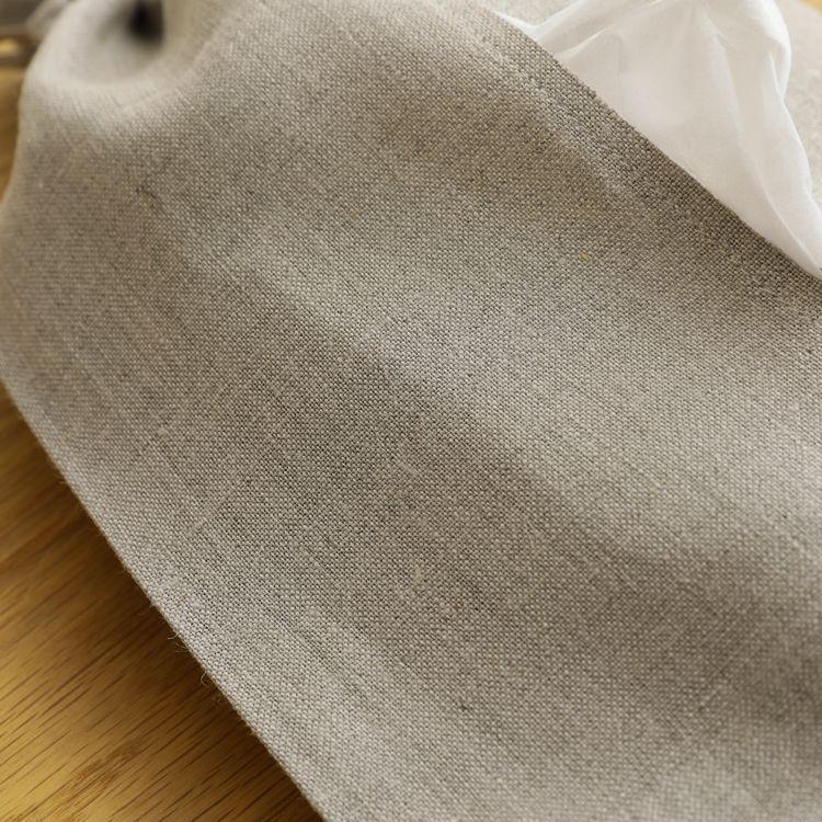 リネン ティッシュボックスカバー lino e lina フラックス C12e 巾着