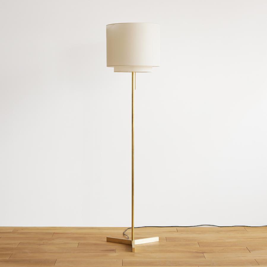 フロアライト 照明 スタンドライト Brass＆Layered スマートLED電球