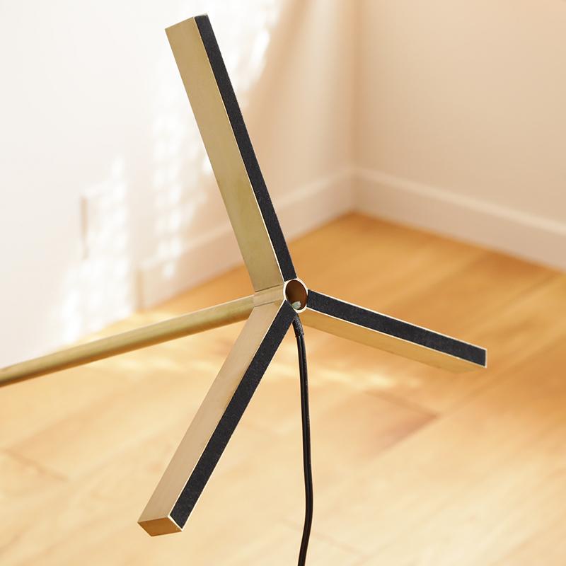 フロアライト 照明 スタンドライト Brass＆Layered LED電球付属 ナツメ