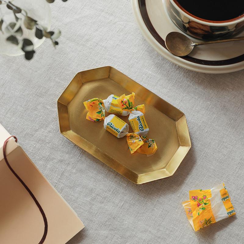 ウェディング/パーティー用　トレー fog linen work ブラストレー 八角形 Lサイズ 直径18cm 置物 オブジェ