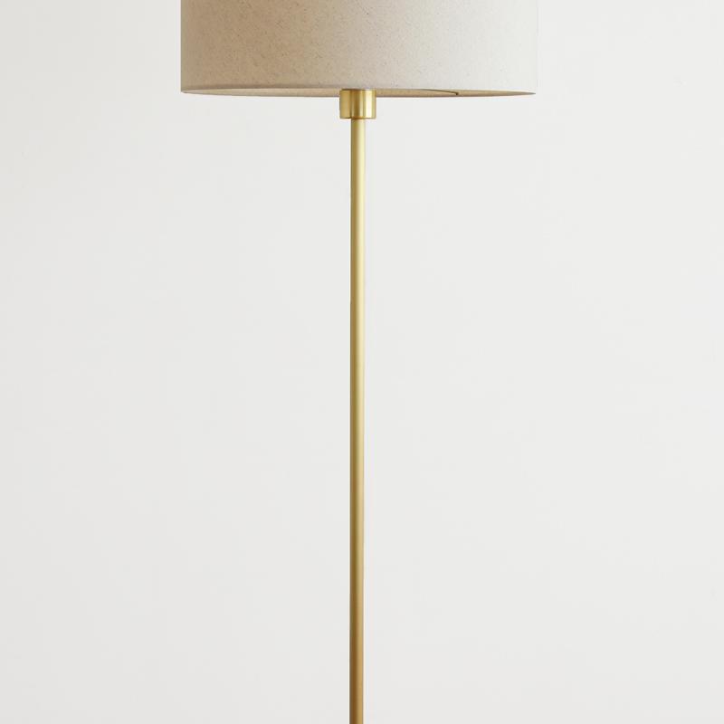 フロアライト 照明 スタンドライト Brass＆LinenMix LED電球付属 日本