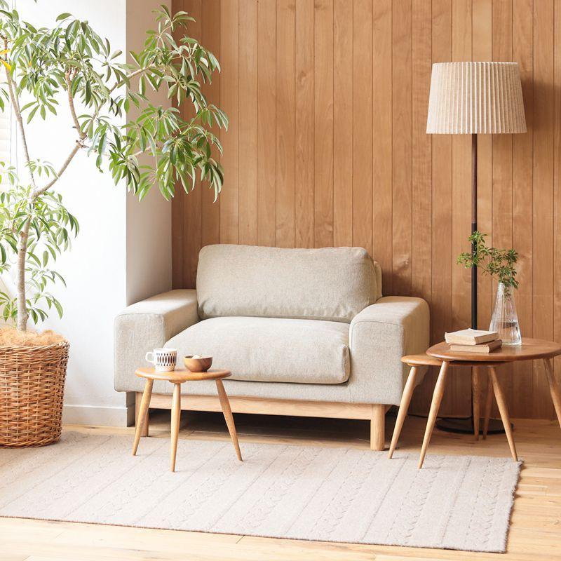 1人掛けソファー SIEVE bulge sofa 北欧 ナチュラル オーク 