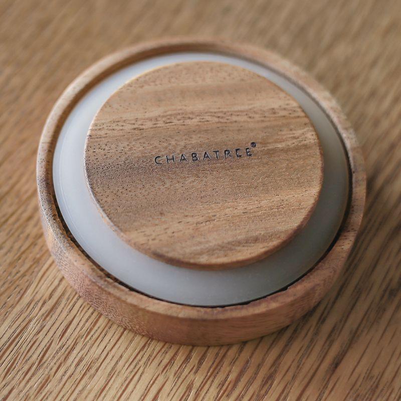 保存容器 ガラスジャー 単品 CHABATREE L キャニスター 天然木