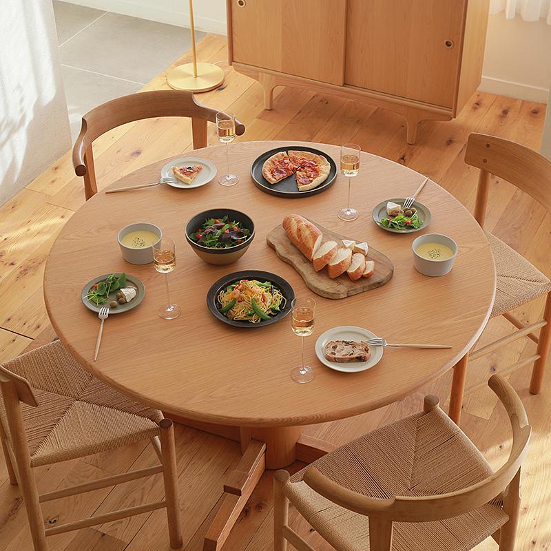 昇降式ダイニングテーブル CIRCLE サークル 直径100 昇降式 ダイニング