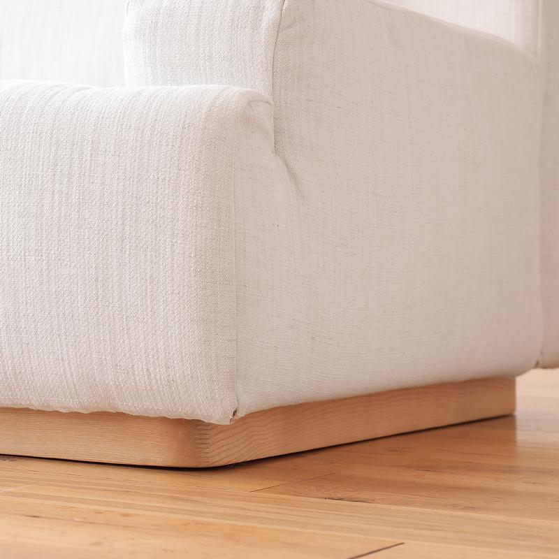 Class unit sofa カウチセット Bタイプ ユニットソファー ソファーセット 1人掛け×カウチ右アーム 北欧 カバーリング ペット対応生地 アイボリー グレー_10