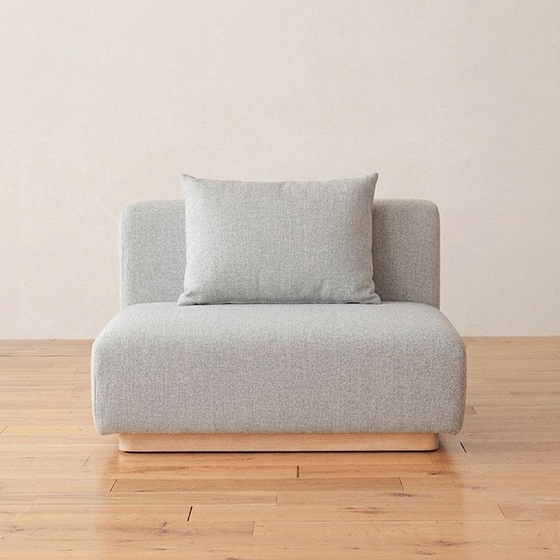 Class unit sofa カウチセット Bタイプ ユニットソファー ソファーセット 1人掛け×カウチ右アーム 北欧 カバーリング ペット対応生地 アイボリー グレー_14