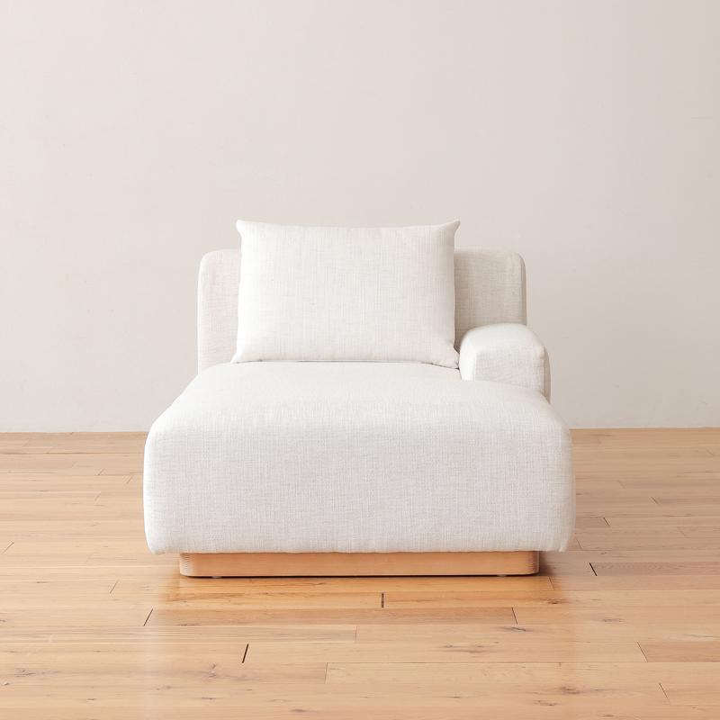 Class unit sofa カウチセット Bタイプ ユニットソファー ソファーセット 1人掛け×カウチ右アーム 北欧 カバーリング ペット対応生地 アイボリー グレー_15