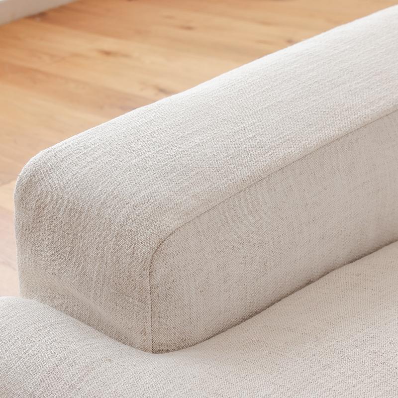 Class unit sofa カウチセット Bタイプ ユニットソファー ソファーセット 1人掛け×カウチ右アーム 北欧 カバーリング ペット対応生地 アイボリー グレー_9