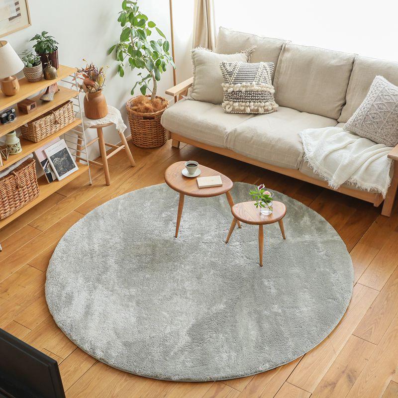 洗える マイクロファイバー ラグ ラグマット colette 直径 140 円形