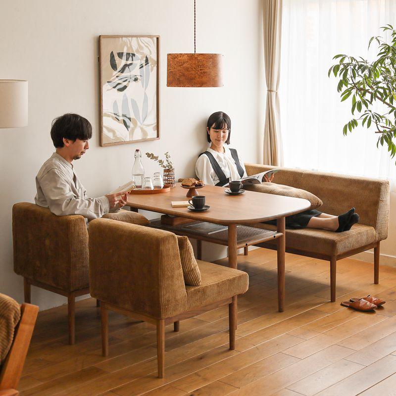 ダイニングソファー 4点セット culum ダイニングセット テーブル 1人