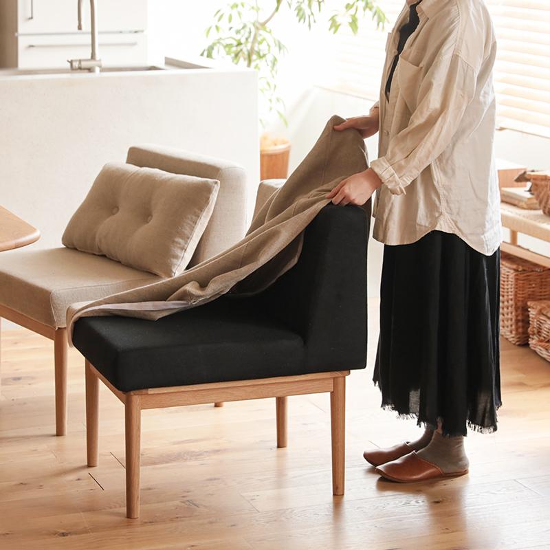 【送料無料・新品未使用】一人掛けソファー　ダイニング　シンプル　ナチュラル　北欧 1人掛け ダイニングソファー ダイニングチェア culum／NA 北欧