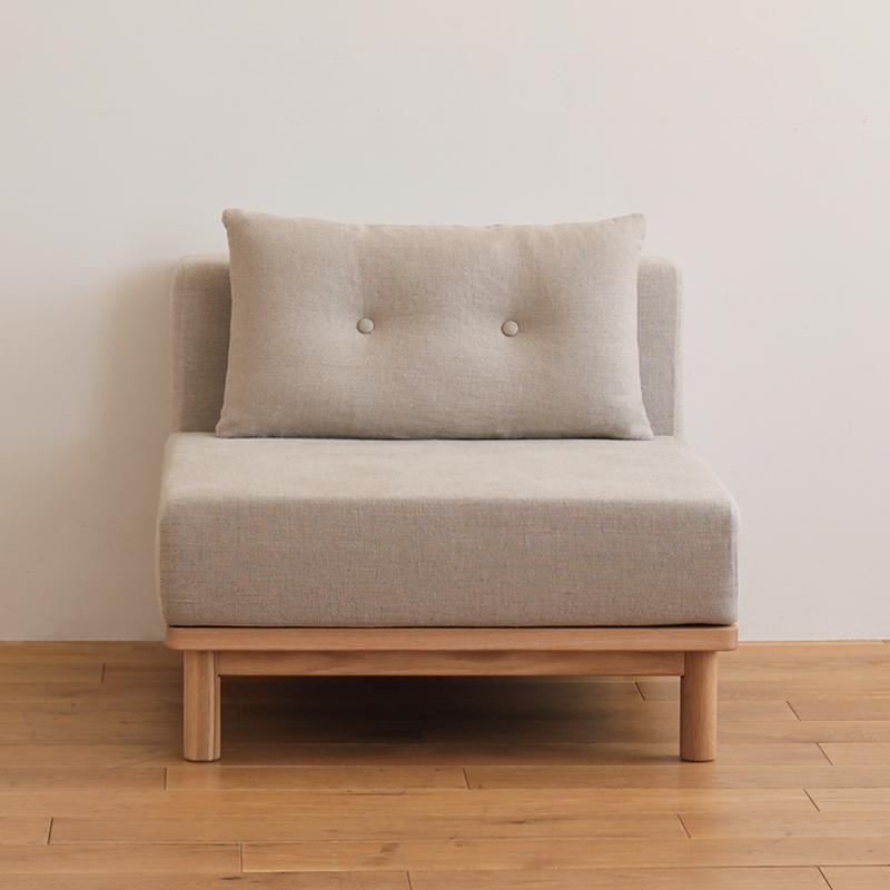 1人掛けソファー culum unit sofa／NA 北欧 ワイド ナチュラル 北欧 ファブリック カバーリング リネン 送料無料【開梱・設置付き】｜receno｜10