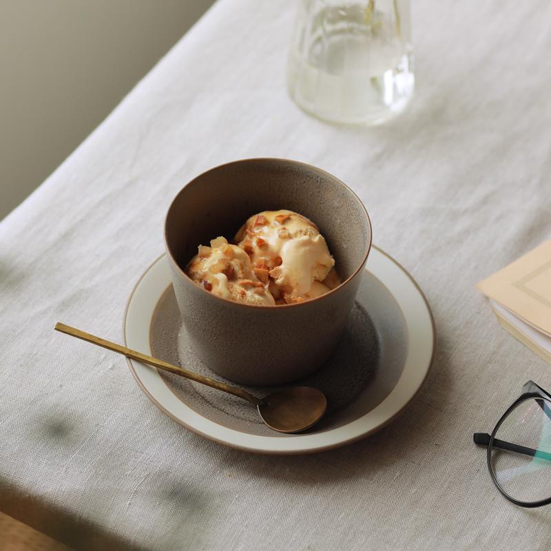 【極美品】上品サンドベージュ×大容量深皿♡イイホシユミコ×木村硝子店プレート23 極美品】上品サンドベージュ×大容量深皿♡イイホシユミコ×木村硝子店