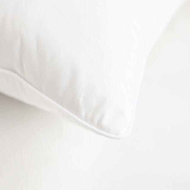 ダウンピロー 50×70cm Lサイズ 枕 ピロー ホワイトダウン フェザー 綿