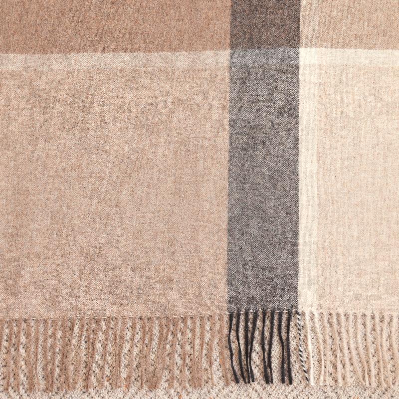アルパカウールブランケット elvang Manhattan 130×200 ベージュ