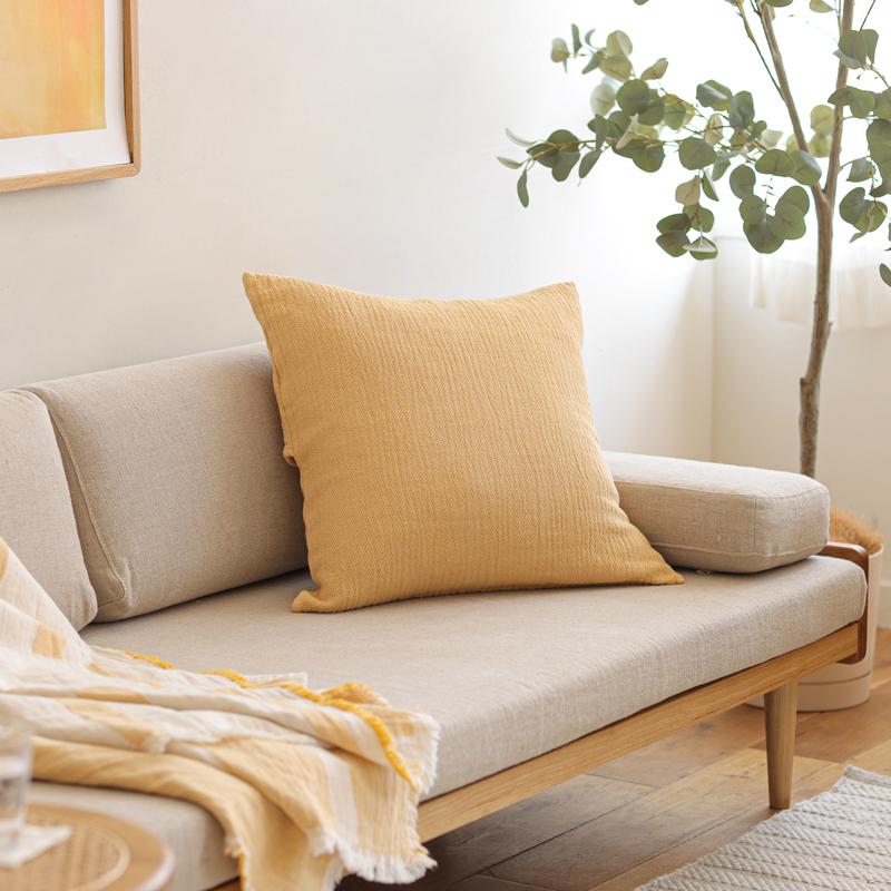 コットンクッションカバー elvang Thyme 50×50 無地 カバー単品 