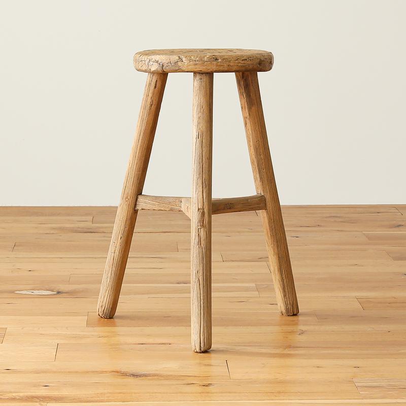 スツール Vintage Elm Wood ラウンド エルムウッド フラワースタンド 鉢置き 植物棚 飾り台 木製 天然木 ニレ材 ナチュラル 円形 |  | 12