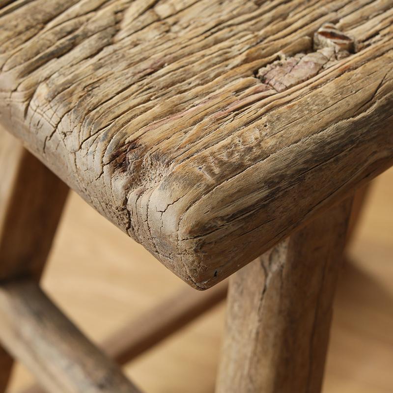 スツール Vintage Elm Wood ラウンド エルムウッド フラワースタンド 鉢置き 植物棚 飾り台 木製 天然木 ニレ材 ナチュラル 円形 |  | 05