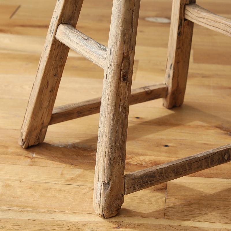 スツール Vintage Elm Wood ラウンド エルムウッド フラワースタンド 鉢置き 植物棚 飾り台 木製 天然木 ニレ材 ナチュラル 円形 |  | 07