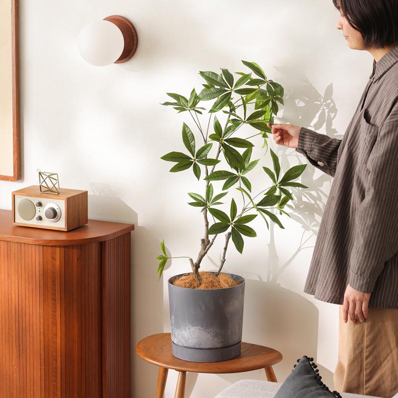 フェイクグリーン パキラ 高さ90cm 人工観葉植物 人工植物 グリーン