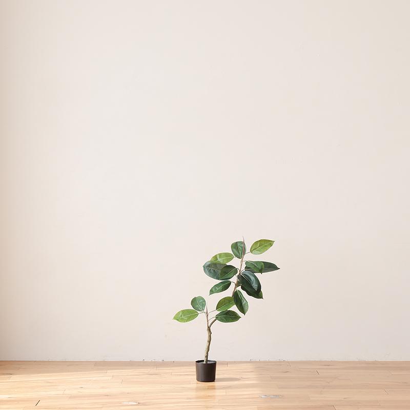 フェイクグリーン ゴムの木 高さ150cm 人工観葉植物 人工植物 グリーン 