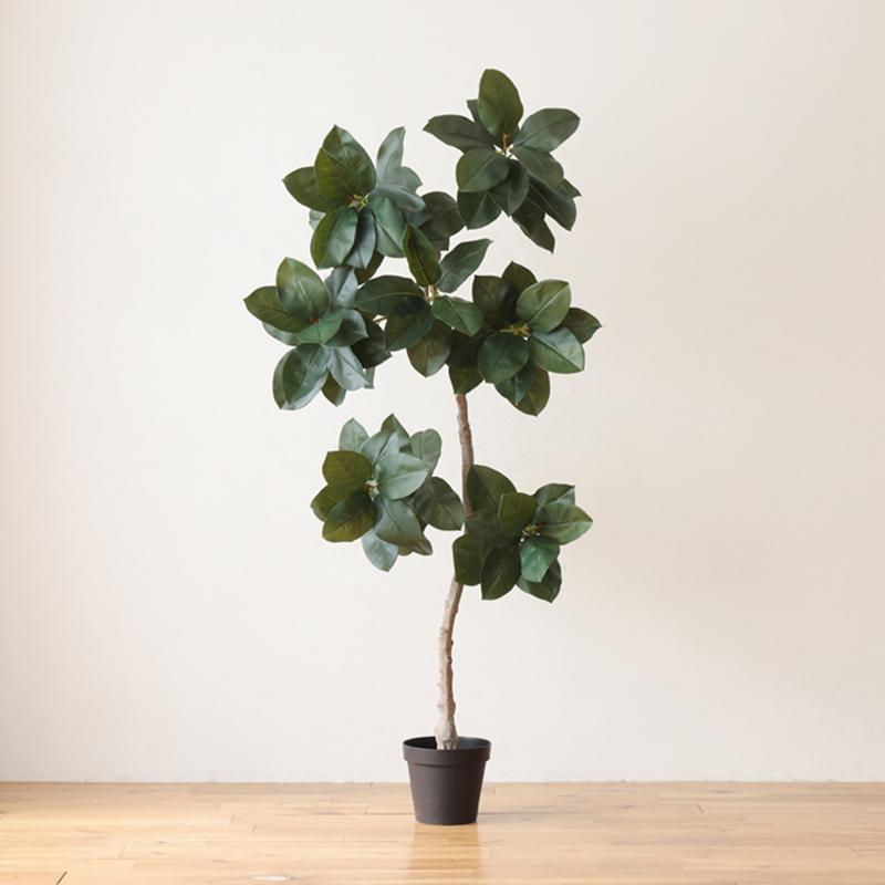 フェイクグリーン ゴムの木 高さ150cm 人工観葉植物 人工植物 グリーン
