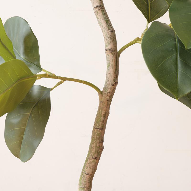 フェイクグリーン ゴムの木 高さ150cm 人工観葉植物 人工植物 グリーン 