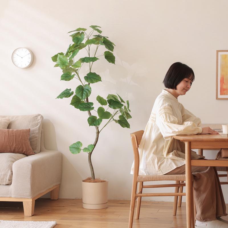 フェイクグリーン ウンベラータ 高さ180cm 人工観葉植物 人工植物